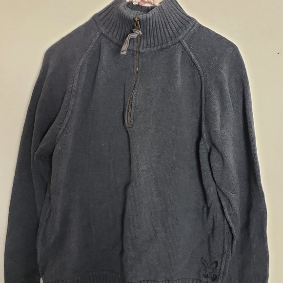 AMERICAN EAGLE MEN'S SWEATER ZIP COLLAR SIZE LARGE - Picture 5 of 16